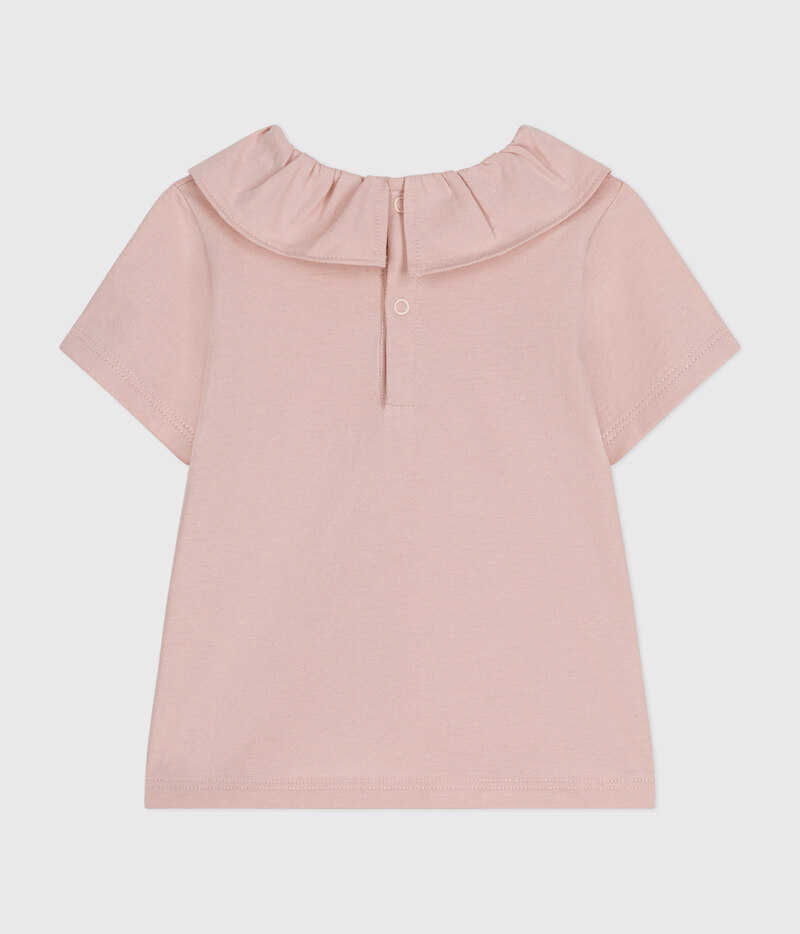 Blouse manches courtes en jersey bébé Saline Petit Bateau produit face