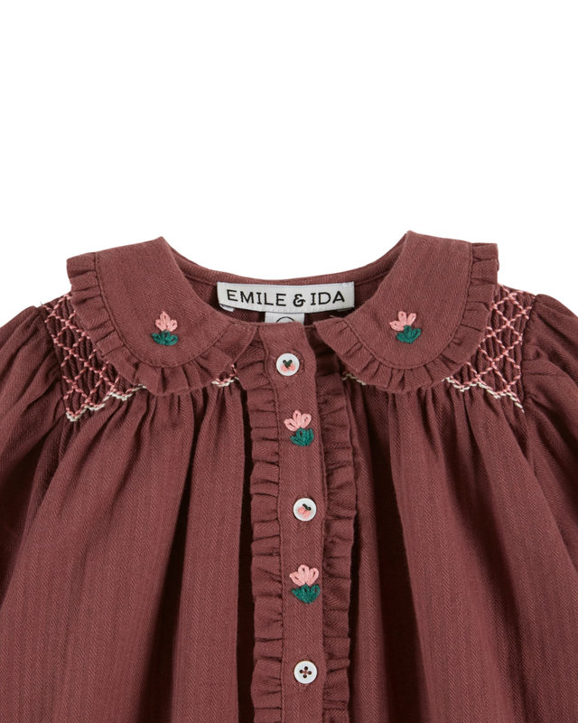 Blouse Smockée Violine Emile & Ida zoom