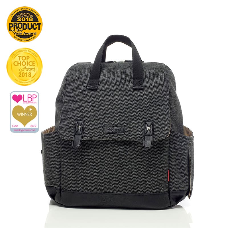 Sac A Dos A Langer Robyn Backpack Tweed Babymel Bambinou