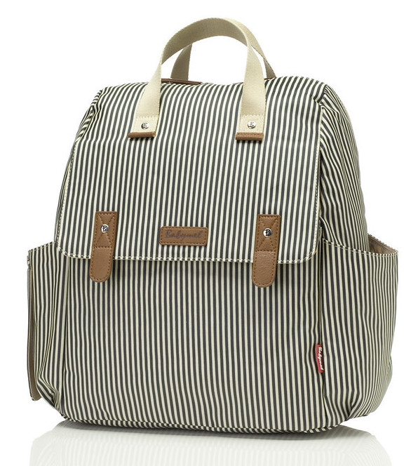 BM5151 Sac a dos a langer Robyn Convertible Backpack Navy Stripe Produit Babymel Bambinou