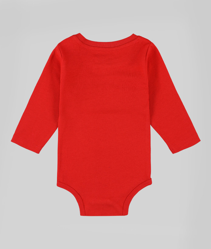Body Bébé Stade Toulousain Manches Longues Lion rouge Stade Toulousain derrière