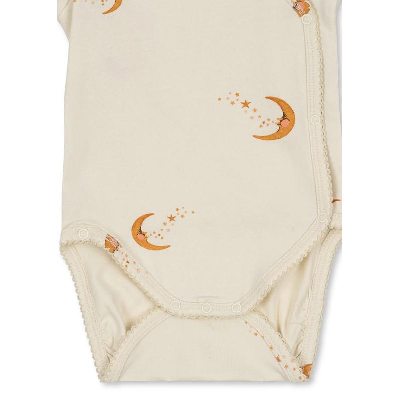 Body Manches Longues Nouveau-né Lune  KONGES SLOJD zoom boutons