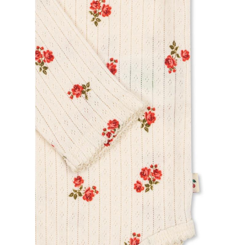 Body Minnie Manches Longues Rosa Rouge 12 mois KONGES SLOJD zoom manche