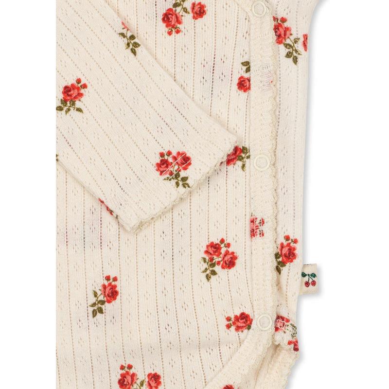Body Minnie Nouveau-Né Manches Longues Rosa Rouge KONGES SLOJD zoom manche