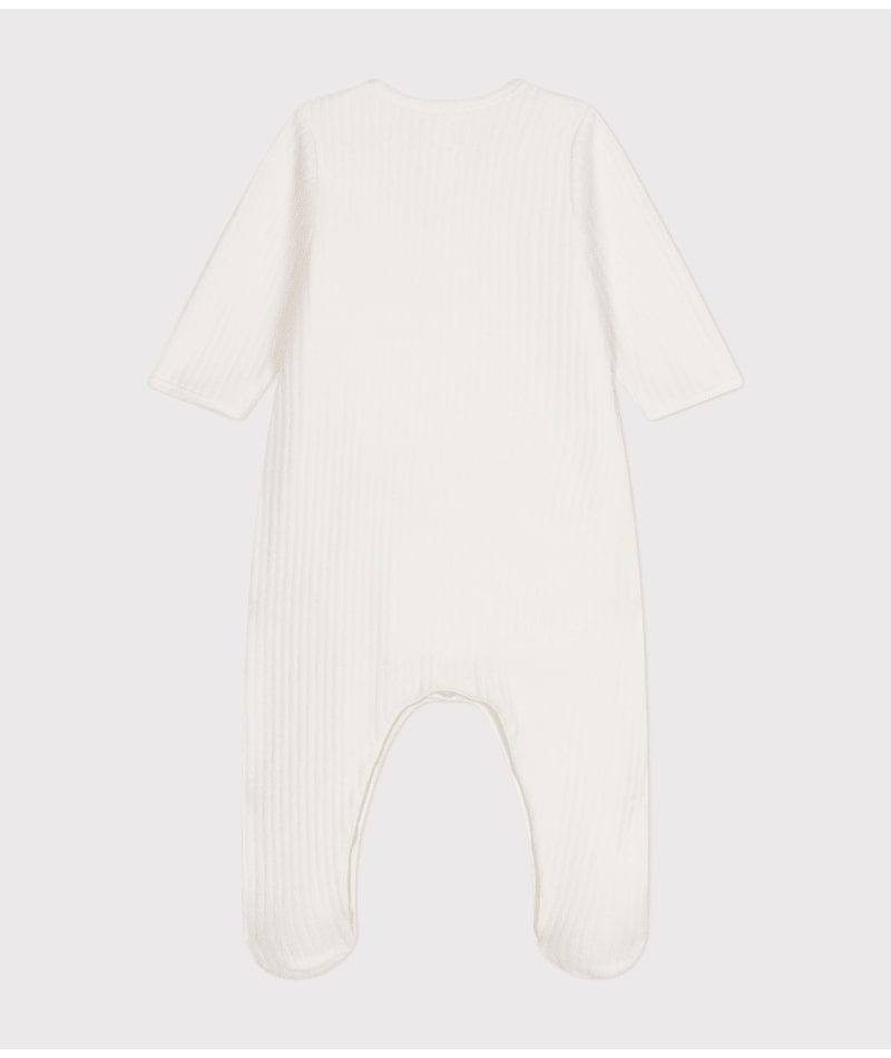 Bodyjama en velours Marshmallow Petit Bateau derriere