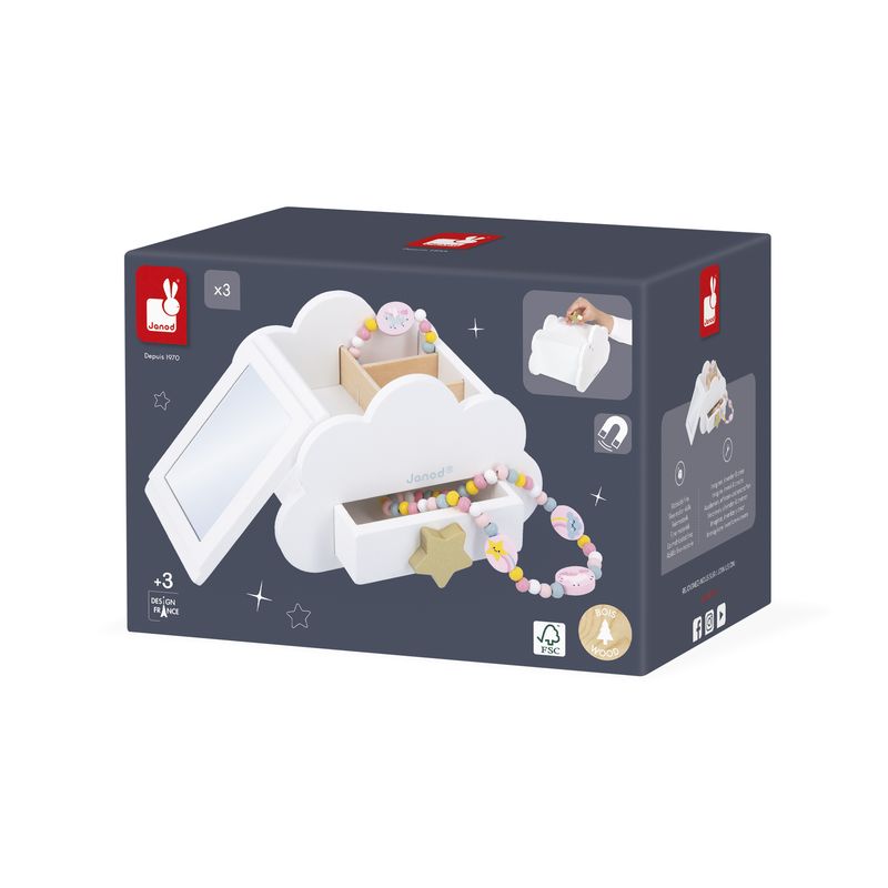 Boîte à bijoux Licorne Janod packaging