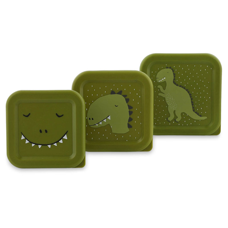 Boîte à goûter 3 pièces Mr. Dino Trixie face