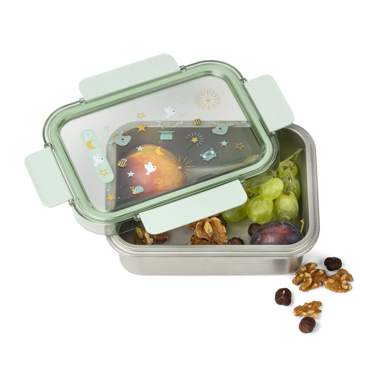 Boîte à goûter Joe Lilliputiens remplie