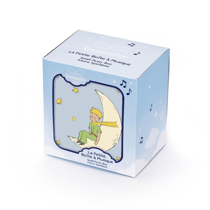 Boîte à Musique Cube Phosphorescent Le Petit Prince TROUSSELIER packaging