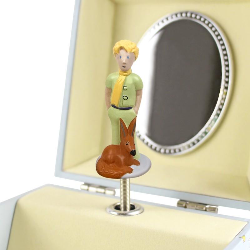 Boîte à Musique Cube Phosphorescent Le Petit Prince TROUSSELIER zoom