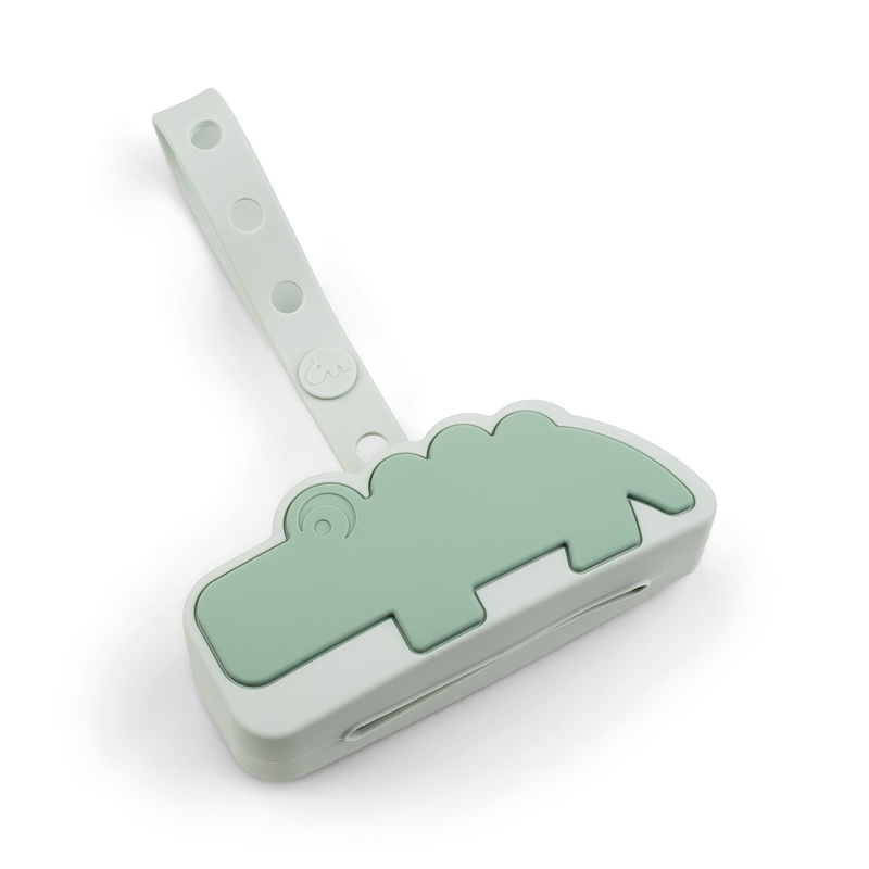 Boîte à sucette en silicone Croco Vert Done By Deer produit