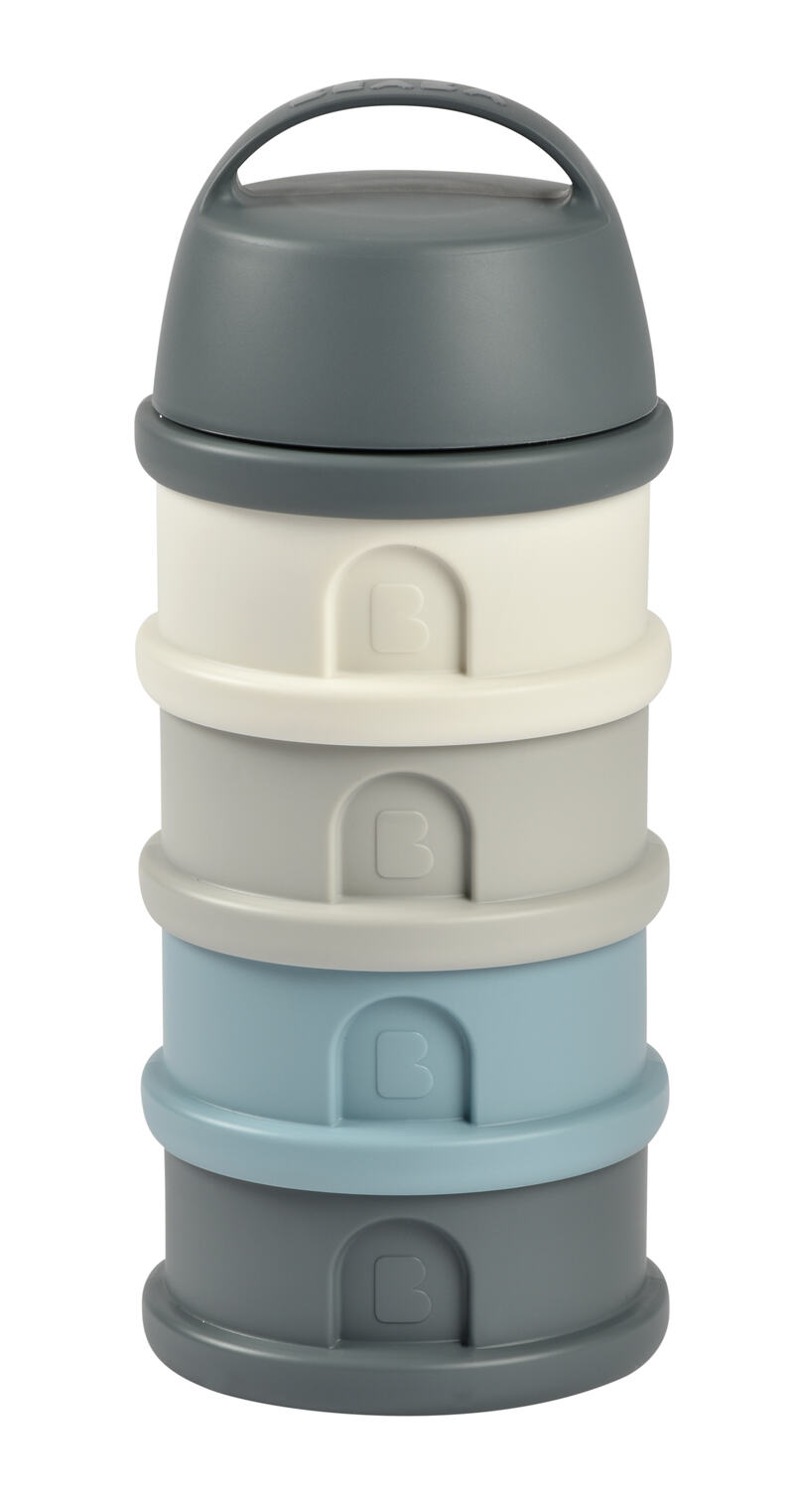 Boîte doseuse 4 compartiments Mineral grey/blue Beaba produit