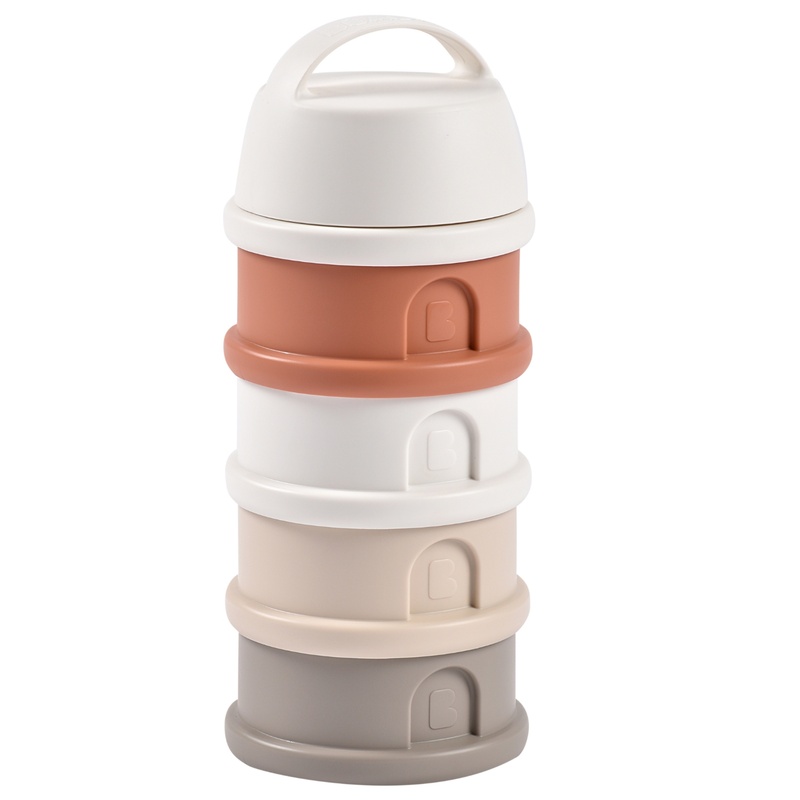 Boîte doseuse - 4 compartiments  Cotton white/Terracotta Beaba bais