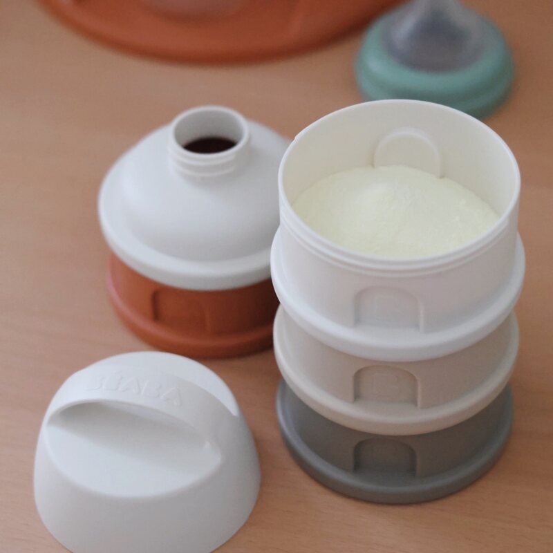 Boîte doseuse - 4 compartiments  Cotton white/Terracotta Beaba lifestyle3