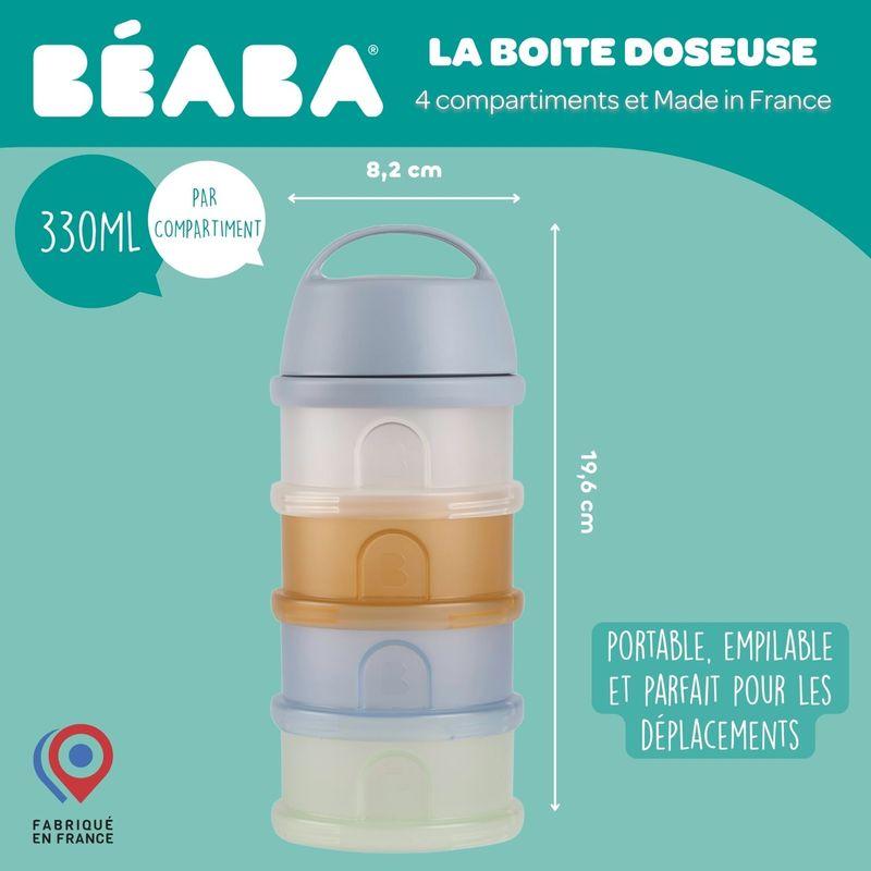 Boîte doseuse 4 compartiments Galet Translucide BEABA caractéristiques 2