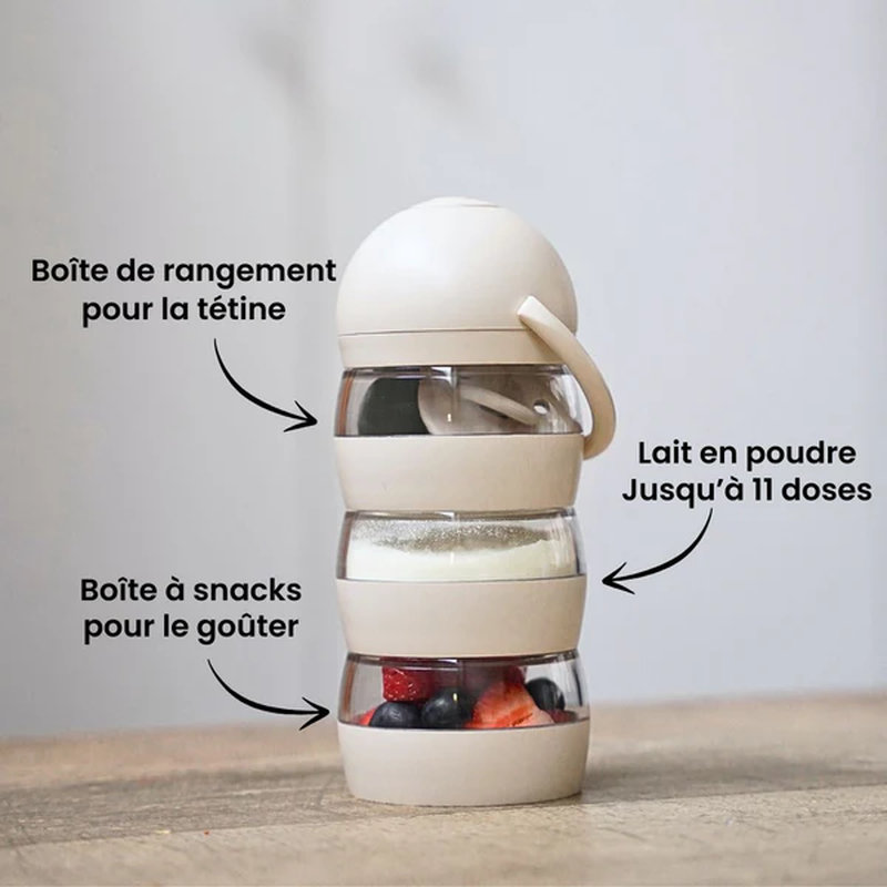 Boîtes doseuses de lait empilable So Mimi Elhee lifestyle 1