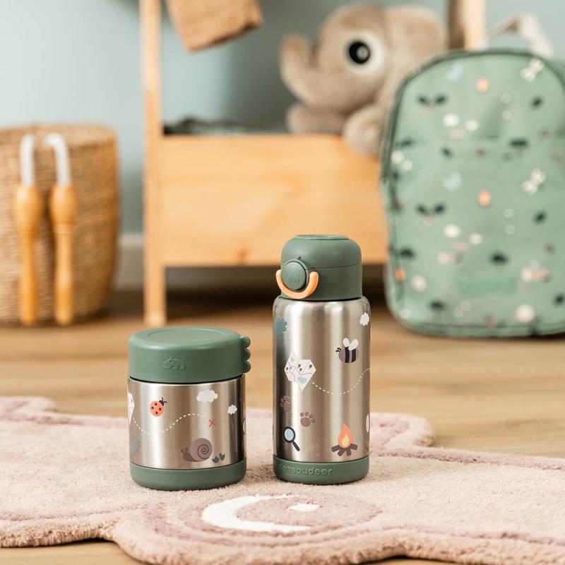 Boîte repas isotherme Tiny trails 300 ml Vert DONE BY DEER lifestyle 2