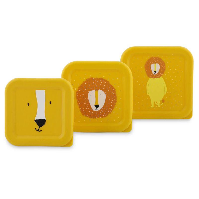 Boîtes à goûter 3 pièces Mr. Lion TRIXIE pack complet