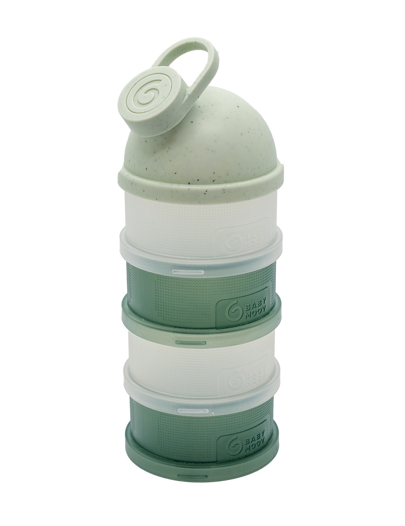 Boîtes doseuses de lait en poudre Babydose Mineral Green Babymoov Produit face