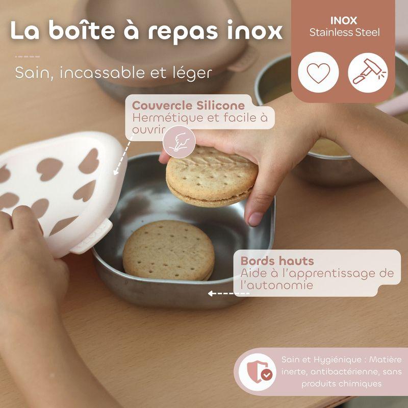 Boîtes repas inox multi-usage x3 BigLove BEABA caractéristiques 2