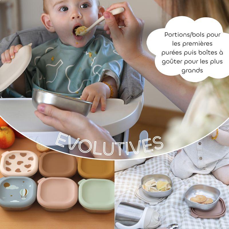 Boîtes repas inox multi-usage x3 BigLove BEABA caractéristiques 4