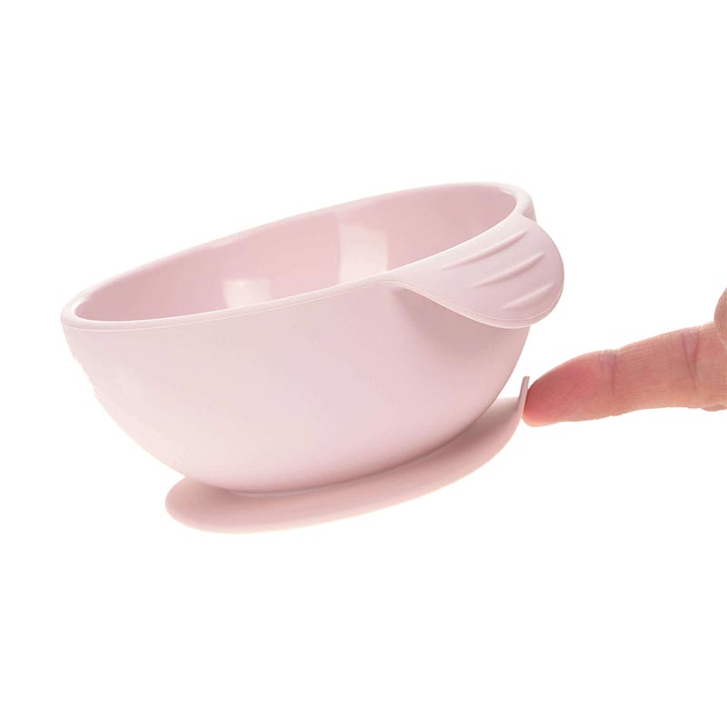 Bol en silicone rose Lässig Ventouse