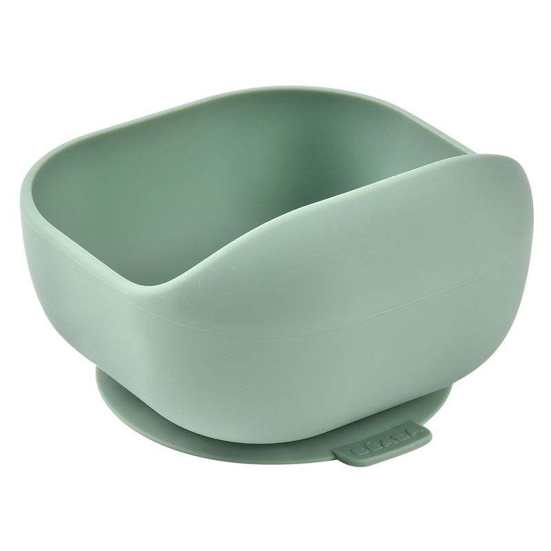 Bol silicone Vert sauge Beaba face 2