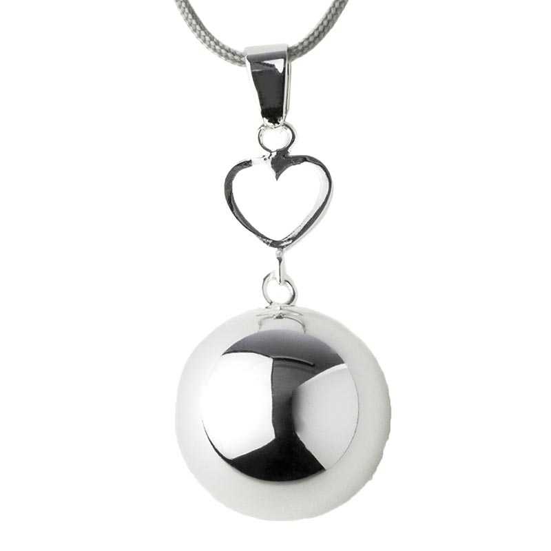 Bola argent pendant coeur Bola