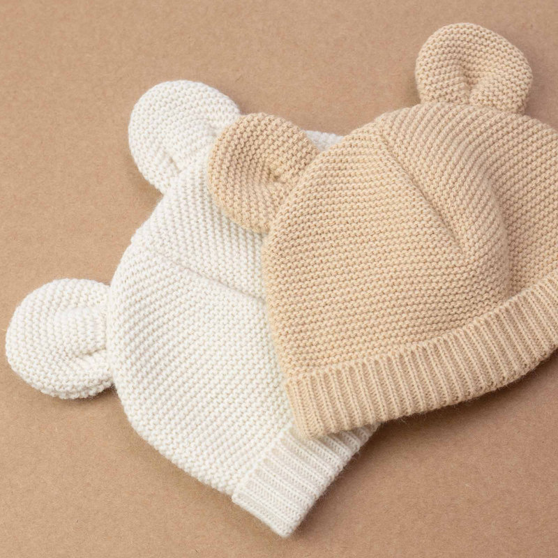 Bonnet Maille 0-1 mois Sable Trois Kilos Sept lifestyle 3 