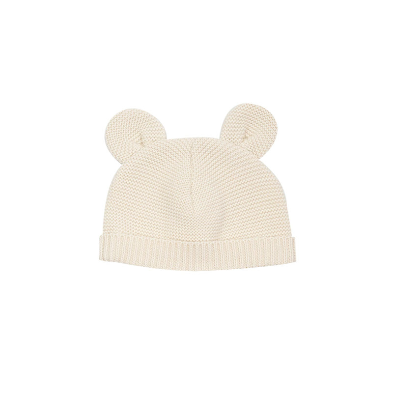 Bonnet Maille 0-1 mois Sable Trois Kilos Sept bonnet 
