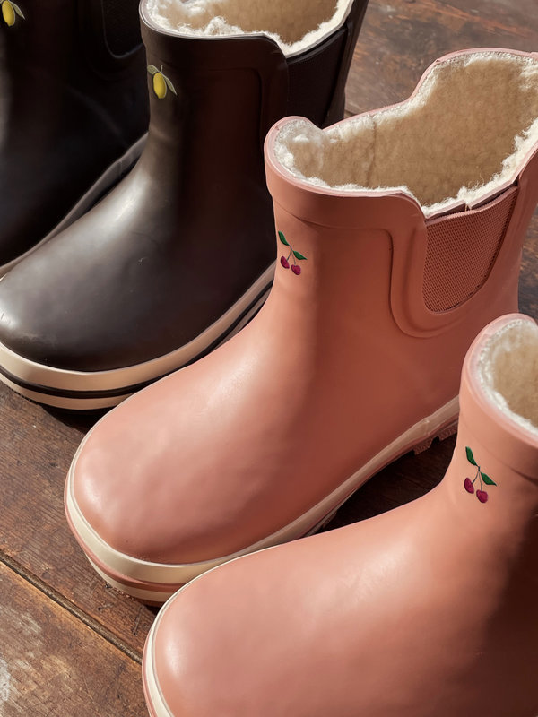 Bottes de pluie fourrées Cameo Brown Konges Slojd lifestyle 3