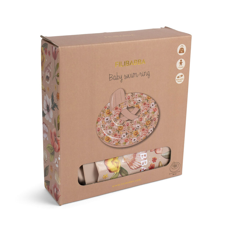 Bouée bébé Alfie - Ocean Blossom Filibabba boîte