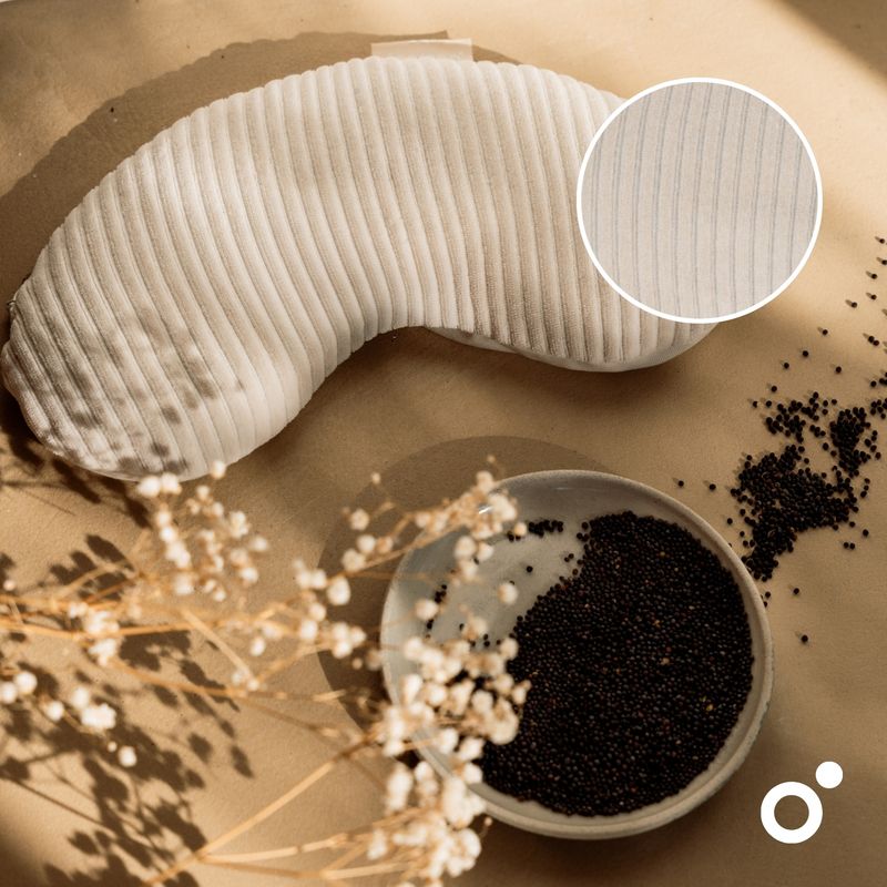 Bouillotte Snoogy Mom Corduroy Sand Babymoov lifestyle 3