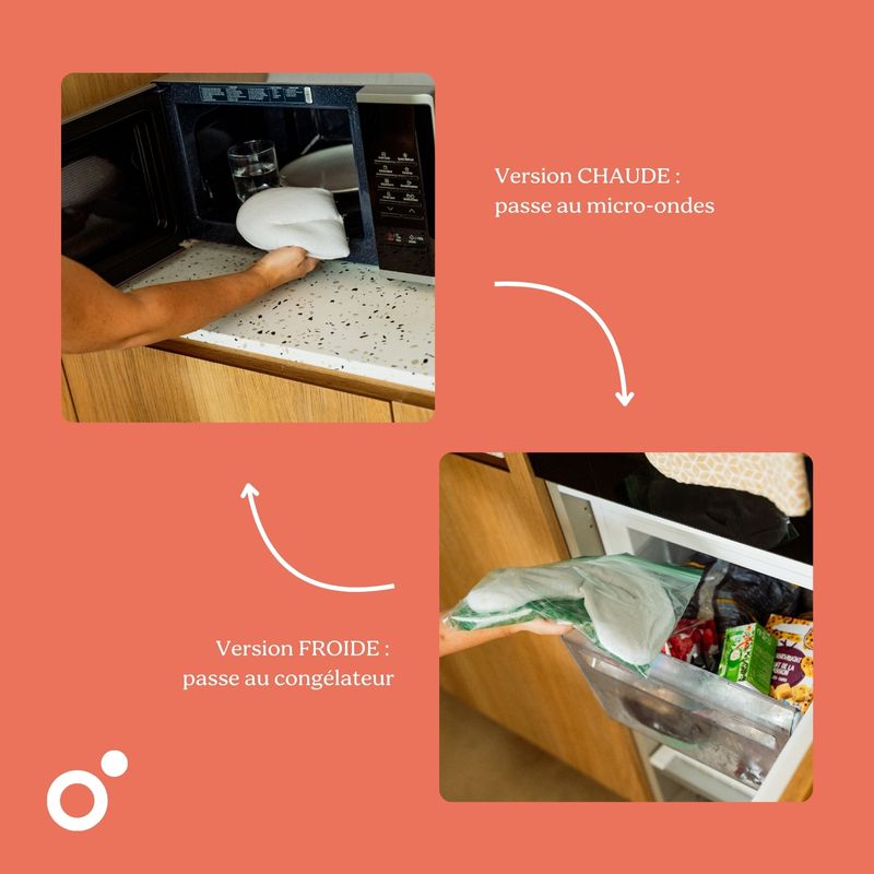 Bouillotte Snoogy Mom Peaches Babymoov explications 2