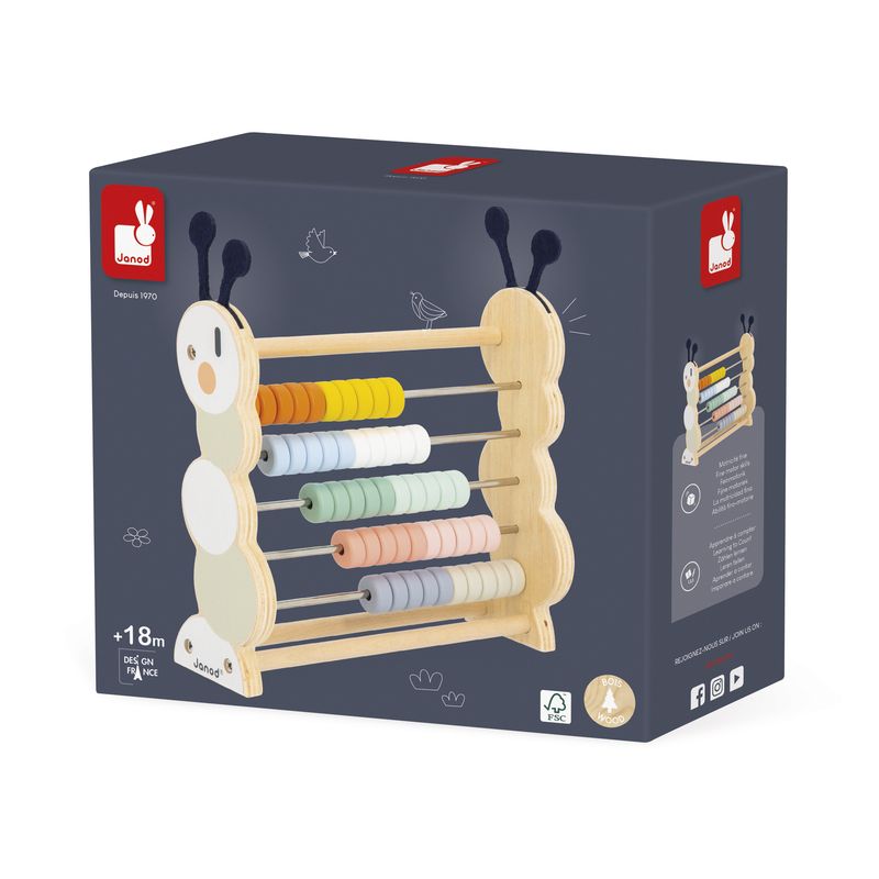 Boulier Chenille Janod packaging