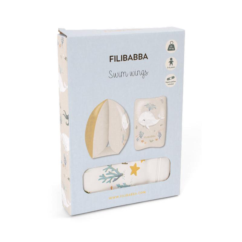 Brassards Alfie Les contes de Christian la Baleine FILIBABBA packaging