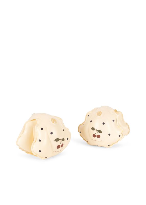 Brassards Coquillage Cerise Pois Bleu Marine 11-19 Kg Konges Slojd produit