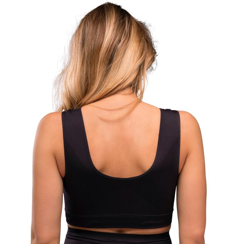Brassière de grossesse sans couture noir Carriwell dos