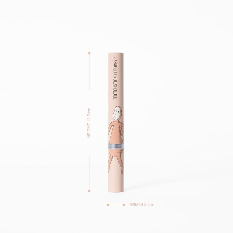 Brosse à dents bébé électrique sonique Matchstick Monkey Dusty Pink MATCHSTICK MONKEY dimensions