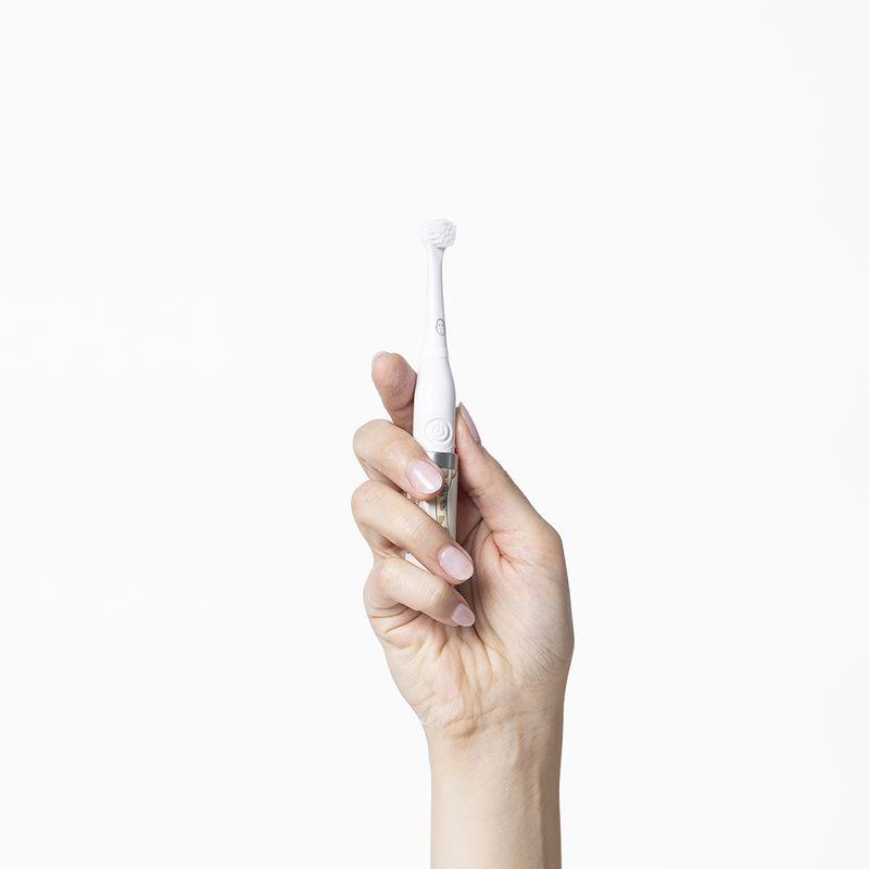 Brosse à dents bébé électrique sonique Matchstick Monkey Girafe MATCHSTICK MONKEY prise en main