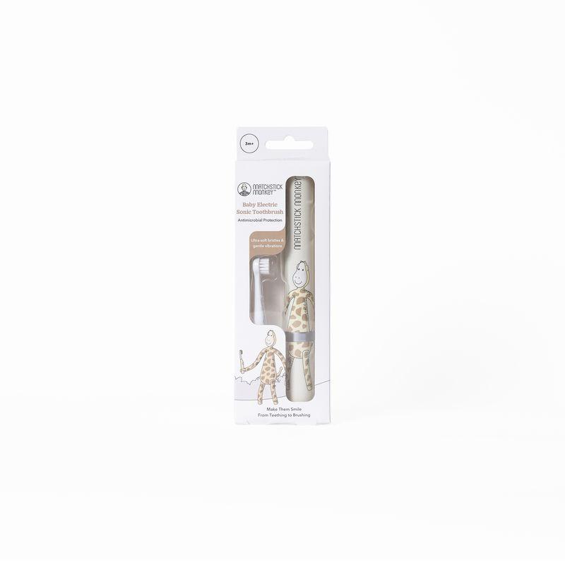 Brosse à dents bébé électrique sonique Matchstick Monkey Girafe MATCHSTICK MONKEY packaging