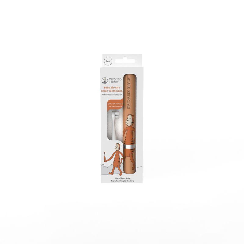 Brosse à dents bébé électrique sonique Matchstick Monkey Tigre MATCHSTICK MONKEY packaging