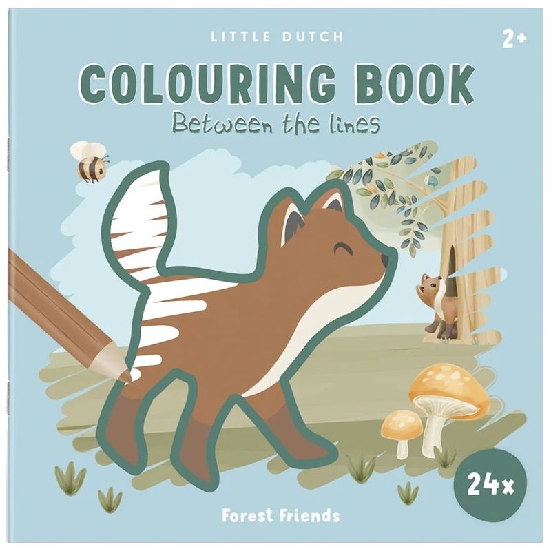 Cahier de coloriage Forest Friends Little Dutch produit