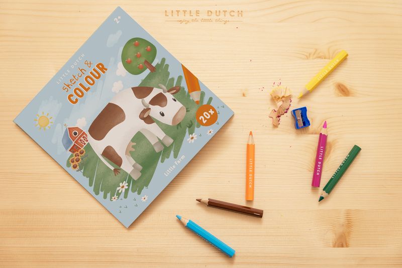 Cahier de coloriage Little Farm Little Dutch lifestyle 6