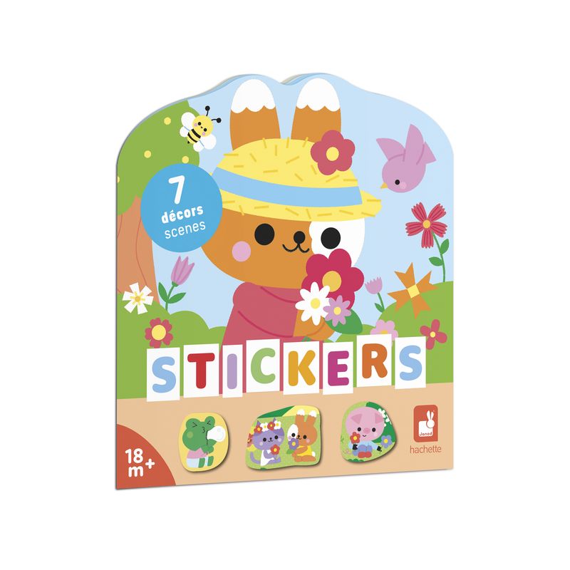 Cahier de stickers La Campagne Janod produit