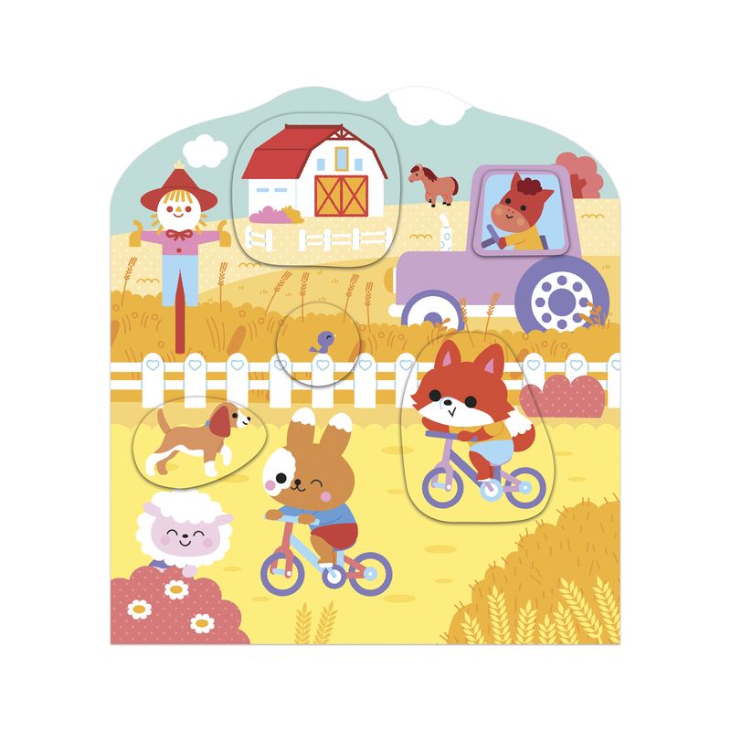 Cahier de stickers La Campagne Janod page 7