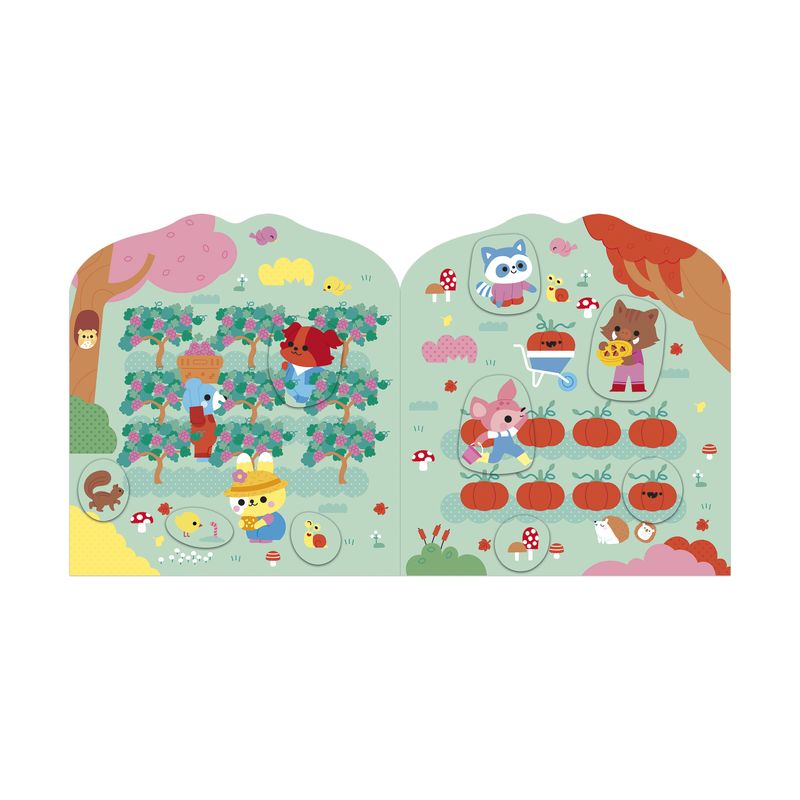 Cahier de stickers La Campagne Janod page 6