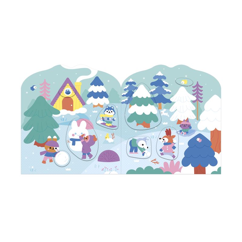 Cahier de stickers La Campagne Janod page 2
