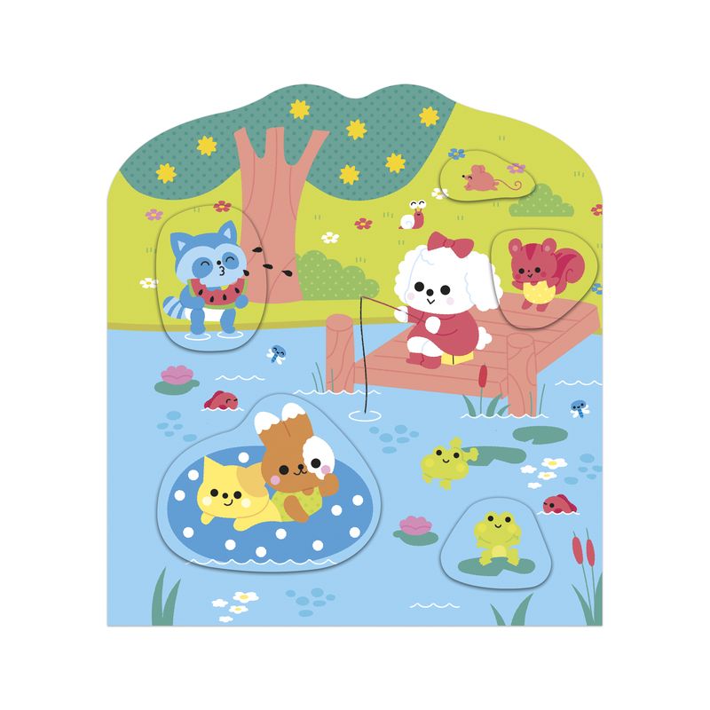 Cahier de stickers La Campagne Janod page 1