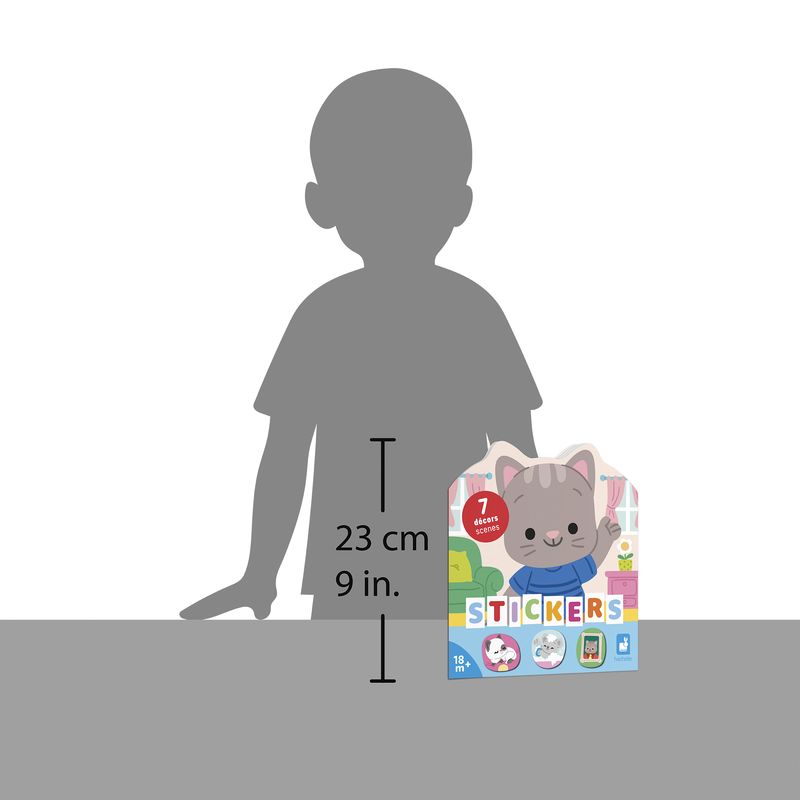Cahier de stickers La Maison Janod taille